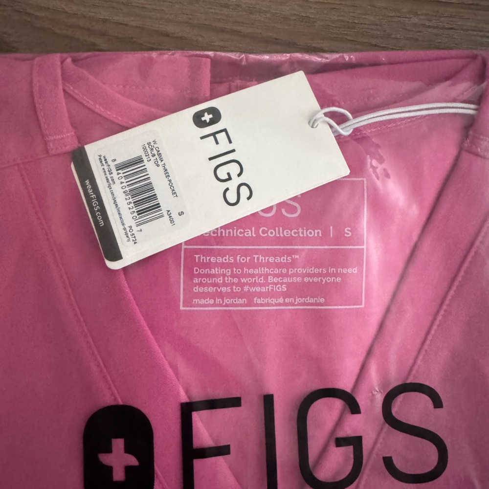 NWT Figs: F*ing Pink Scrub Set - size: S-R - Picture 3 of 5